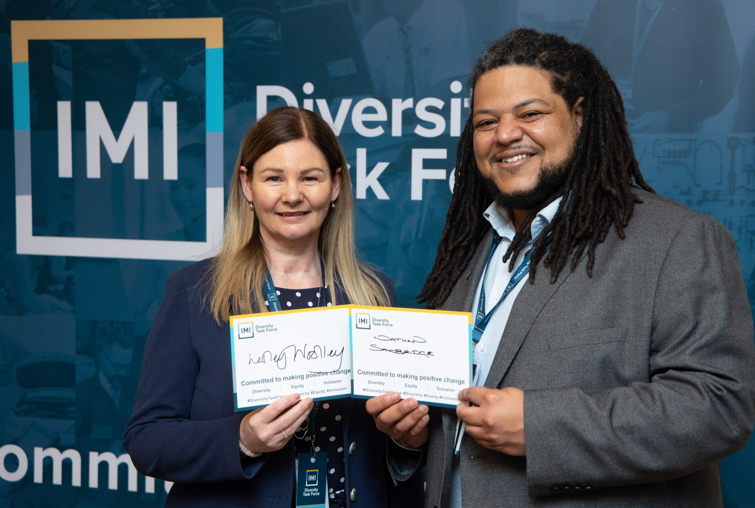 Lesley Wooley/Nathan Sawbridge - EDI pledge