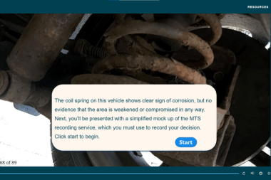IMI MOT Training e-learning platform