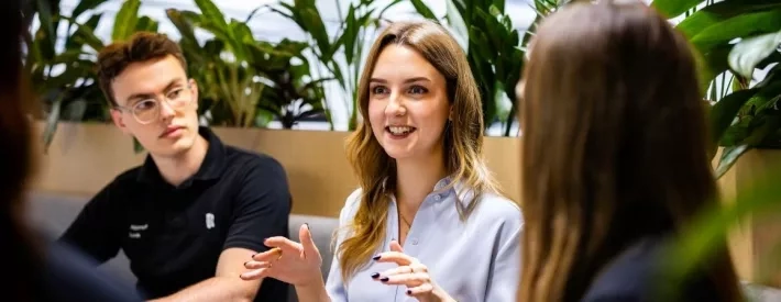 Group of people talking